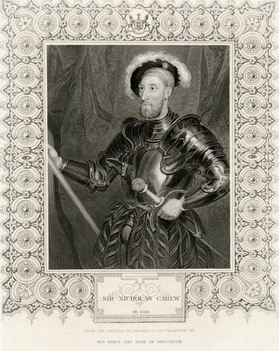Sir Nicholas Carew de Hans Holbein der Jüngere