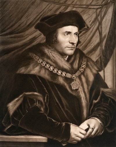 Sir Thomas More, 1527, 1902 de Hans Holbein der Jüngere