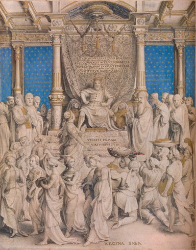 Salomón y la reina de Saba de Hans Holbein der Jüngere