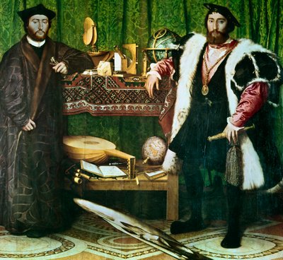 Los embajadores, 1533 de Hans Holbein der Jüngere