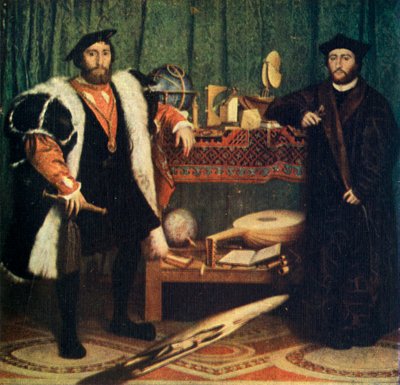 Los embajadores, 1533 de Hans Holbein der Jüngere