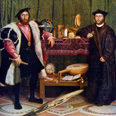 Los Embajadores, 1533 de Hans Holbein der Jüngere