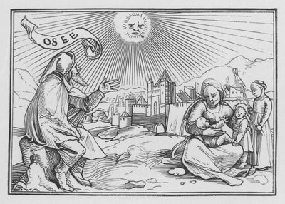 La profecía de Oseas, Oseas I, 1 de Hans Holbein der Jüngere