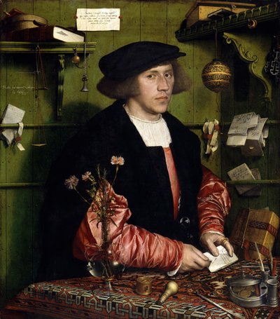 El comerciante George Gisze (1497-1562) de Hans Holbein the Younger
