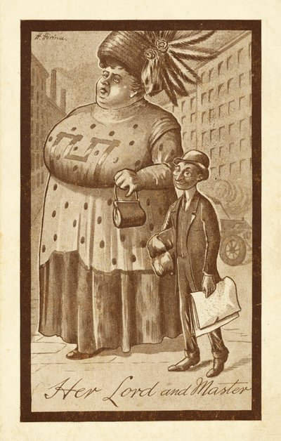 Su amo y señor (litografía) de Hans Horina