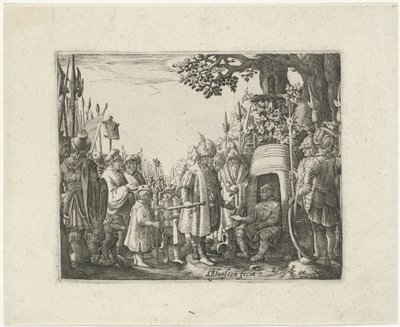 Alejandro Magno y Diógenes de Hans Janssen
