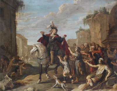 San Martín dividiendo su capa de Hans Jordaens III