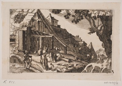 Paisaje con la Sagrada Familia y los Reyes Magos de Hans Jørgen Kirksteen