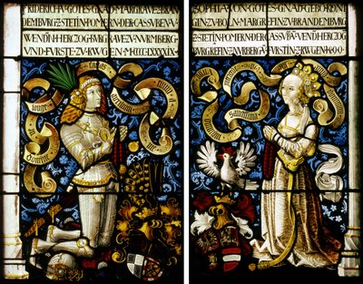 Margrave Federico de Brandeburgo-Ansbach 1460-1536 y su esposa Sofía Jagellón 1464-1512, 149 de Hans Kamberger