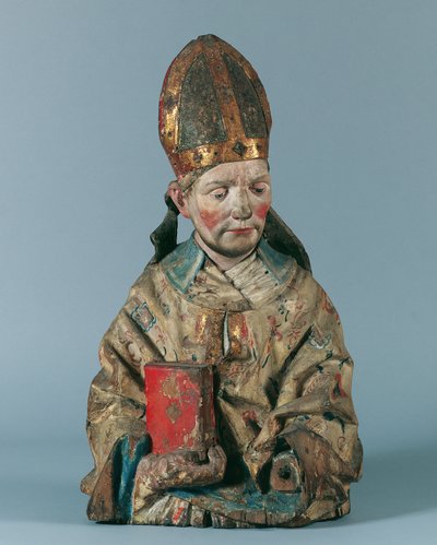 media figura de St. obispo de Hans Klocker (Umkreis)