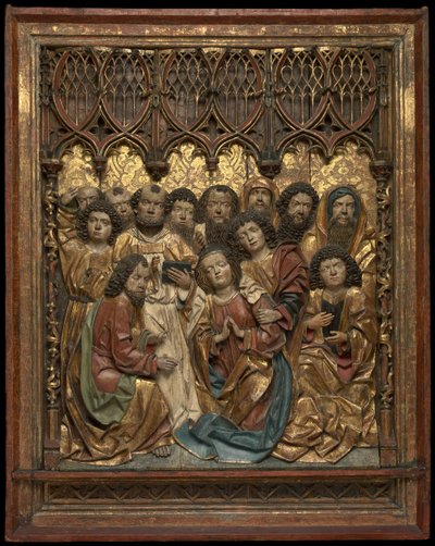 La muerte de la Virgen, 1486-90 de Hans Klocker