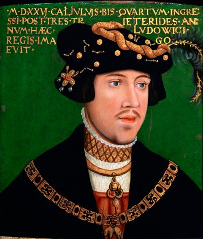 Rey Luis II de Hungría, ca 1522 de Hans Krell