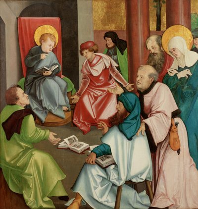 Cristo en el templo, c.1505 de Hans Leonard Schaufelein