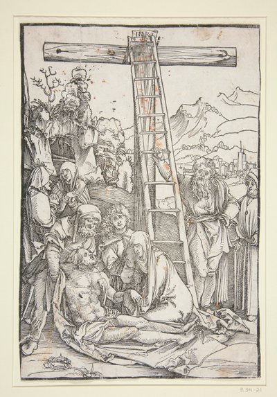 Lamentación de Cristo (de la Pasión de Cristo) de Hans Leonard Schaufelein