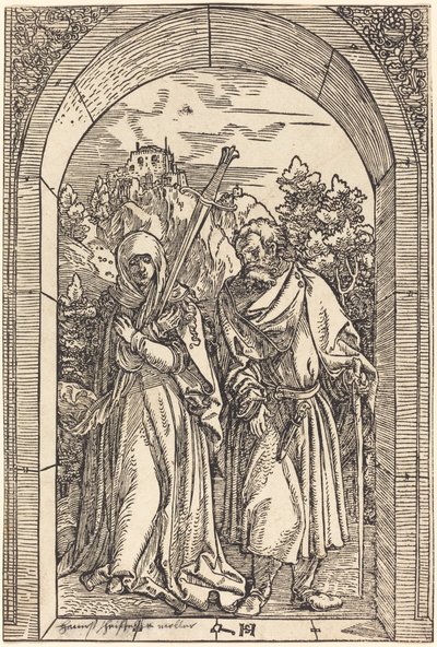 Mater Dolorosa y San José de Hans Leonard Schaufelein
