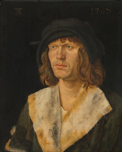 Retrato de hombre, c. 1507 (óleo sobre tabla) de Hans Leonard Schaufelein