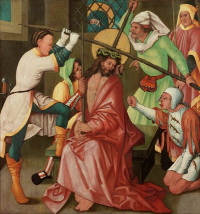 El ultraje a Cristo, c.1510-30 (óleo sobre tabla) de Hans Leonard Schaufelein