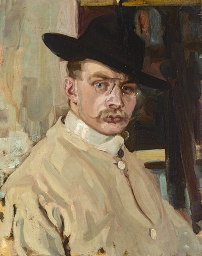 Auto retrato de Hans Lesker