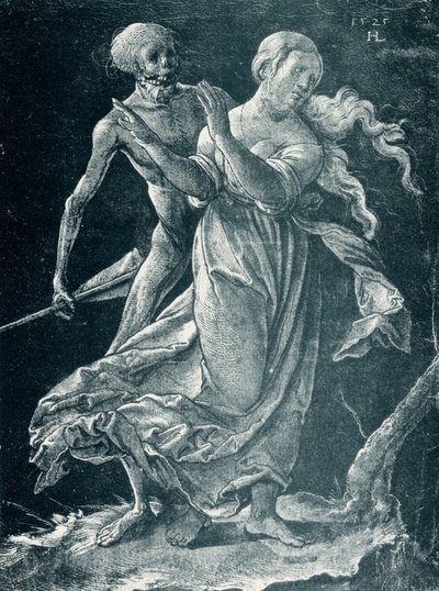 La Muerte capturando a una niña de Hans Leu