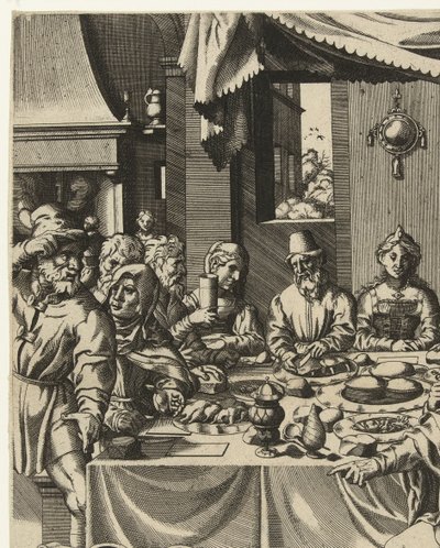 Boda en Caná de Hans Liefrinck (I) (attributed to)