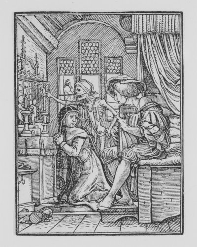 La monja, de La danza de la muerte de Hans Lützelburger