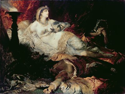 Muerte de Cleopatra de Hans Makart