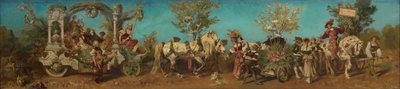 Proyecto para el desfile festivo de 1879 - La horticultura de Hans Makart