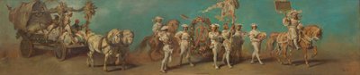 Diseño para el desfile festivo de 1879 - Los molineros y panaderos de Hans Makart