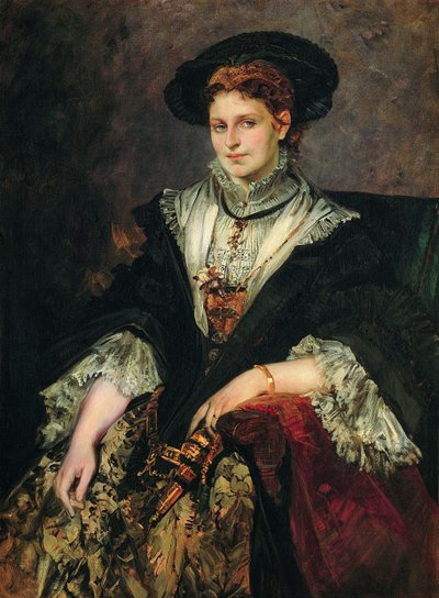Retrato de Bertha von Piloty de Hans Makart