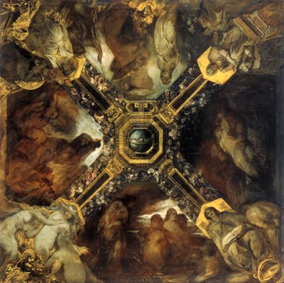 El anillo del nibelungo, estudio, 1871-1872 de Hans Makart