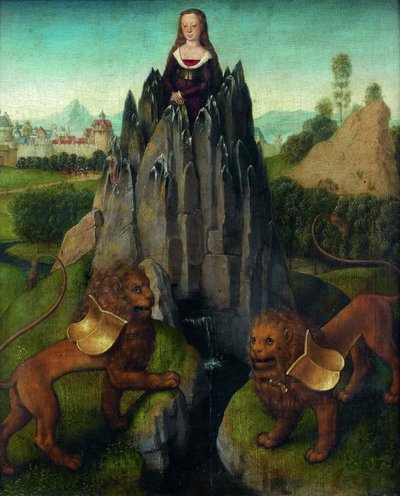 Alegoría de la castidad, ca 1475 de Hans Memling