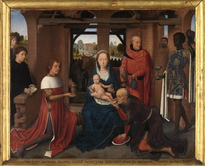 Panel central del Tríptico de Jan Floreins de Hans Memling