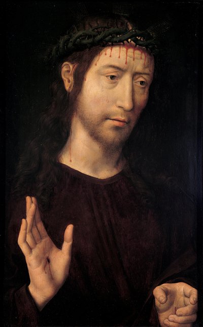 Cristo Bendiciendo de Hans Memling