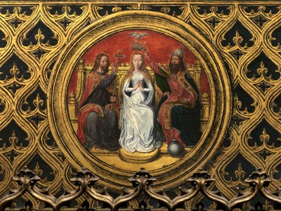 Detalle del relicario de Santa Úrsula de Hans Memling