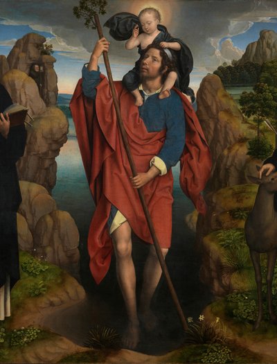 Detalle del tríptico de Willem Moreel de Hans Memling