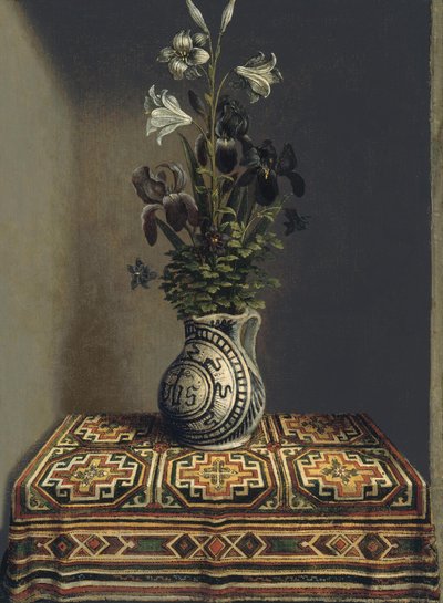 Flores en una jarra, ca 1485 de Hans Memling