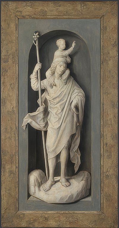 San Cristóbal. Hacia 1478 de Hans Memling