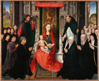 La Virgen de Jacques Floreins - Virgen con el niño ... de Hans Memling