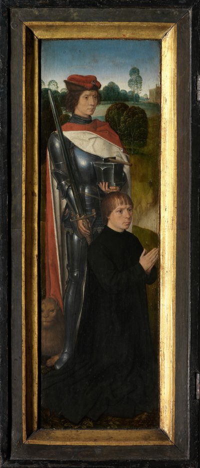 Ala izquierda del Tríptico de Adriaan Reins de Hans Memling