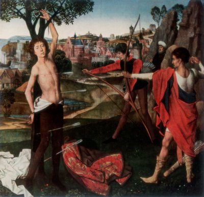 Martirio de San Sebastián, 1927 de Hans Memling
