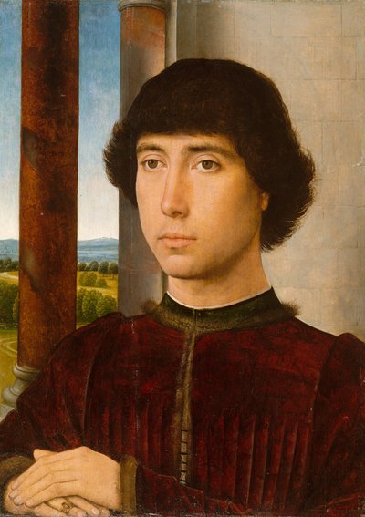 Retrato de un joven de Hans Memling