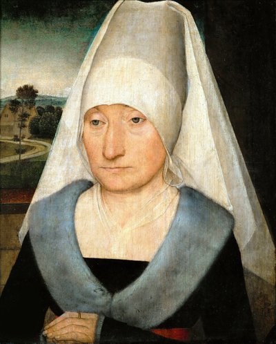 Retrato de una Anciana, ca. 1470-1475 de Hans Memling