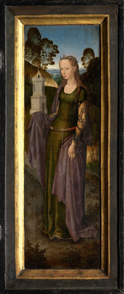Ala derecha del Tríptico de Adriaan Reins de Hans Memling