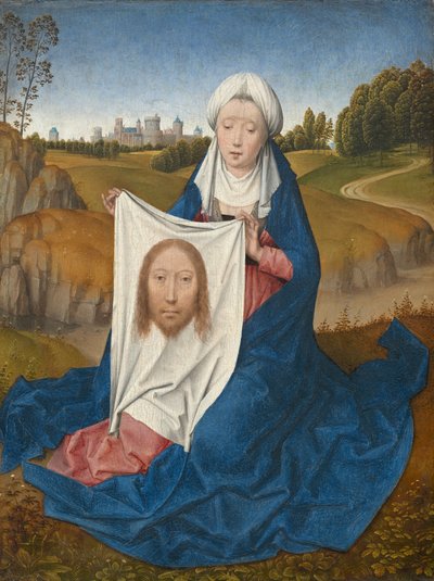 Santa Verónica [anverso], c. 1470-1475 de Hans Memling