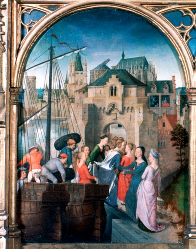 Santuario de Santa Úrsula, Llegada a Colonia, 1489 de Hans Memling