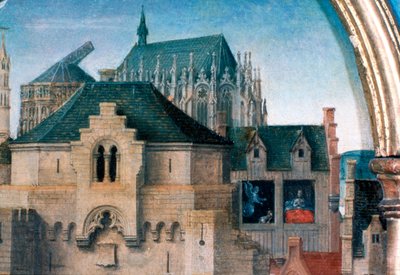 Santuario de Santa Úrsula, Partida de Colonia, (detalle), 1489 de Hans Memling