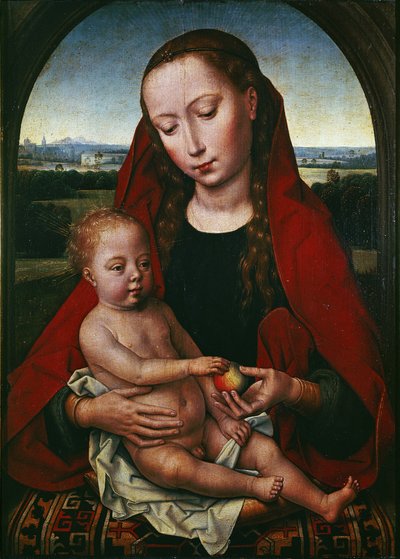 La Virgen y el niño, 1480-1490 de Hans Memling