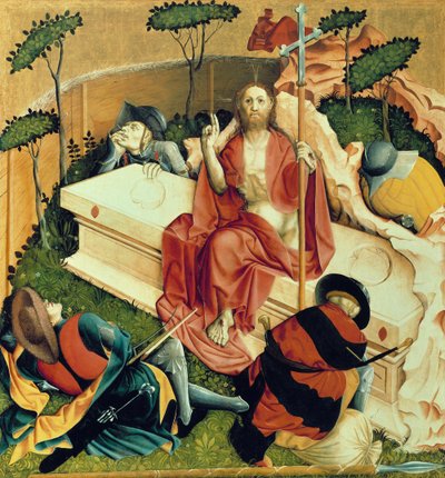 Interior del ala del Altar de Wurzach (abajo a la derecha) de Hans Multscher