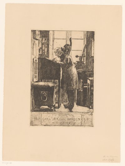 Padre del artista
En memoria de Carl Jorgen Hansen, mi padre / 1814 1914 de Hans Nicolai Aksel Hansen