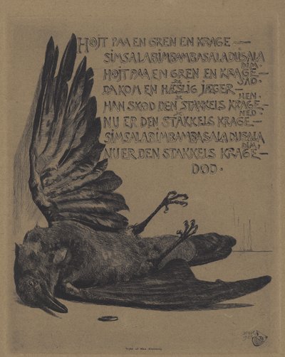 Alto en una rama de Hans Nikolaj Hansen